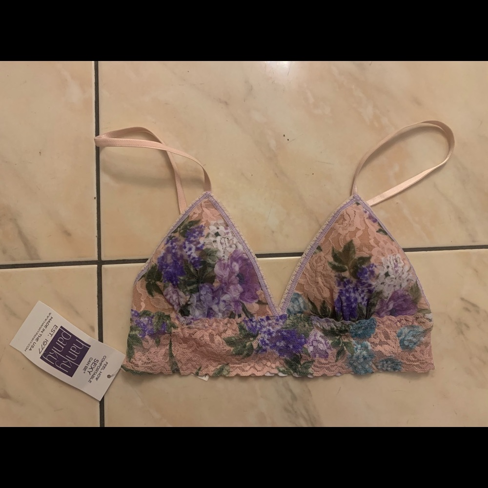 Hanky Panky Floral Bralette XS